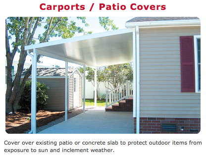 Harvey manufactured carport